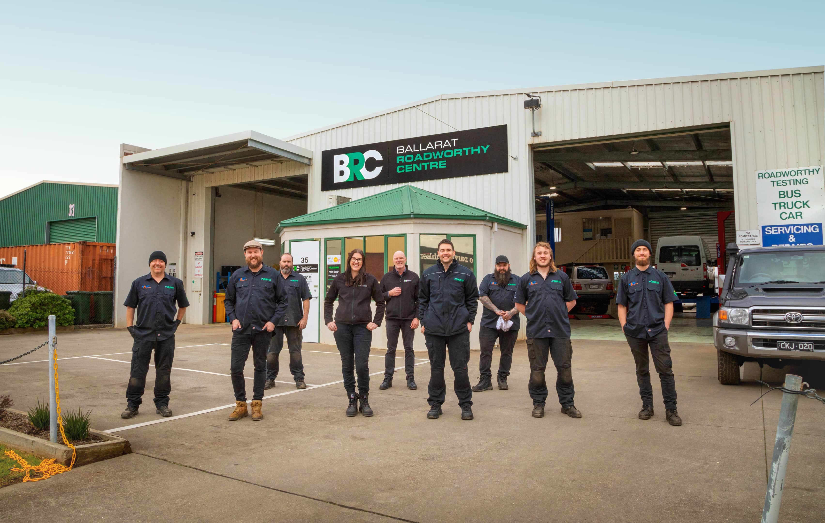Ballarat Roadworthy Team Photo v.0.1.2